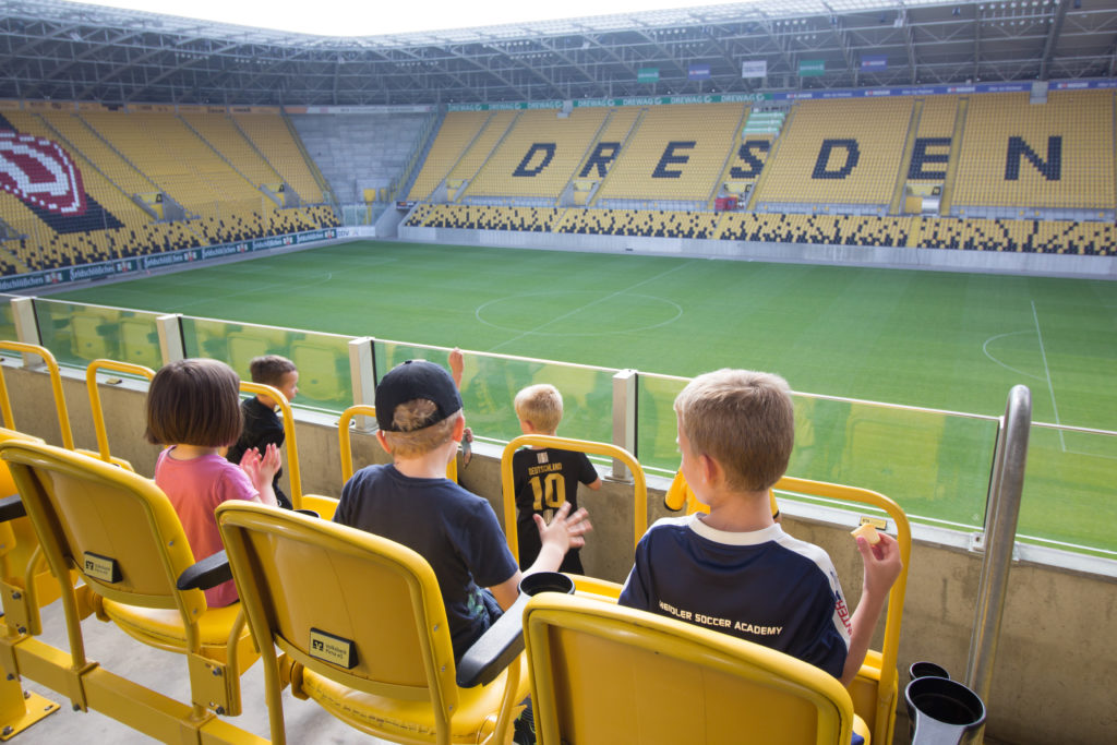 Dresden mit Kindern - Dynamostadion