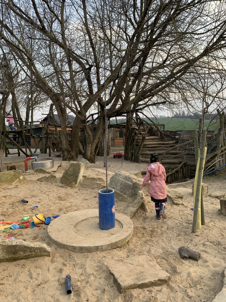 Spielplatz auf dem Kinderbauernhof Nickern