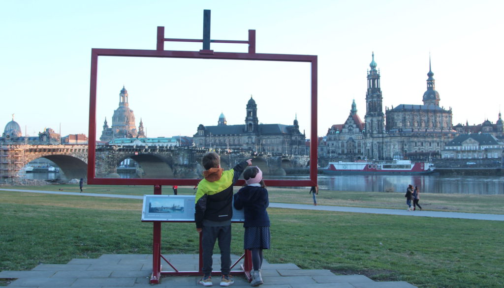 Dresden mit Kindern - der berühmte Canaletto Blick